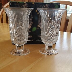 Elegant Crystal Vases Set